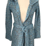 Charlotte Russe VTG Y2K 90s‎  Chunky Flecked Knit Cardigan Duster Grunge Boho S Photo 0