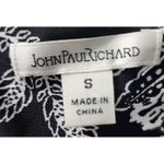 John Paul Richard Maxi Dress Paisley Print Sleeveless Casual Black‎ S Black Photo 2