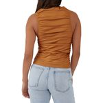 Free People NWT  Ride Along Ruched Crop Tank Photo 3