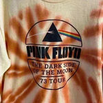 Pink Floyd Dark Side of the Moon 73 Tour Tie Dye Crewneck Medium Photo 2