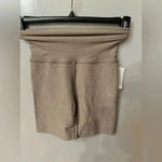 Beyond Yoga  High Waist Biker Shorts Birch Heather Size XS $70.00 MSRP Photo 0