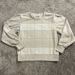 Alpine Design  Relaxed Fit Crewneck Tan‎ & Cream Sweater Large Photo 9