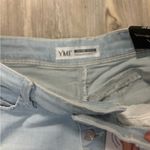 Ymi  Light Blue High Waist Distressed Shorts Photo 4