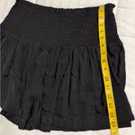 Mittoshop  Elegant Black Wide Leg Shorts That Appear As A Skirt. Photo 6