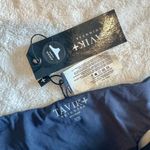NWT Tavik Navy Ali Mini Swim Bottom Textured Chevron Photo 3
