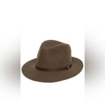 Rag and Bone  FLOPPY BRIM FELTED WOOL FEDORA HAT BROWN WOMEN'S SIZE S $250 Photo 1