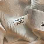 J.Crew  Womens University Terry Short Sleeve Lace Up Shirt White S Photo 5