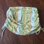 Romwe  Yellow Floral Chic Feminine Festival Dainty Summer Bikini Set Size Medium Photo 5