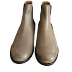 Frye Chelsea Boots Grey taupe Leather Classic western country minimalist size 11 Photo 7