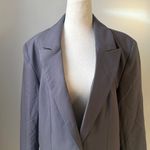 ASOS  Charcoal Blazer Size 8 Tall Women’s tailored relaxed in slate gray Photo 3