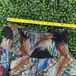 Coco Bianco  Asymmetrical Skirt with Multicolor Layers Photo 3