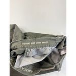 American Eagle  Olive Green Distressed Denim Shorts High Waisted Size 2 Photo 8