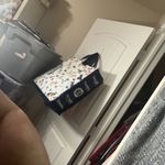 Coldwater Creek  Cardigan Sweater sz S Gray Metallic Sparkle Knotted Buttons Photo 5