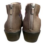 Eileen Fisher “Vanda” Nubuck Cutout Leather Bootie Taupe Size 9 Photo 4