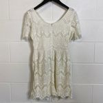 Gap Cream Crochet Lace Dress Photo 5