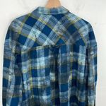 Madden Girl Long Sleeve Plaid Cropped Top w/Front Pockets & Sequin Patch size XL Photo 6