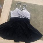 B2prity Women Cutout One Piece Skirt Swimsuit V Neck Wrap Tie Back Swimdress Tummy Control Photo 7