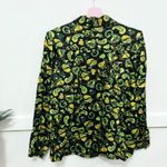 Ganni  Smile Paisley-Print Satin Long Sleeve Button Front Shirt Size EU 32 Photo 6