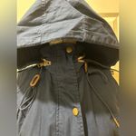 Market & Spruce  Hooded Vest Style Jacket Navy Color Adj Waist  New W/Tags Sz Sm Photo 4