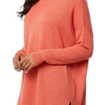 Eileen Fisher  Women's Organic Linen Cotton Easy Long Sleeve Tunic Sweater Sz M Photo 0