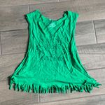 Homemade fringe st Patrick’s day top Size M Photo 0