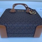 Michael Kors Brown Mercer Messanger Bag Medium Crossbody Purse Photo 5