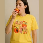 Gildan T “Peaches” Yellow Size Large Photo 0