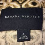 Banana Republic Cotton/Linen Blend Ikat Tribal Print Short Sleeve Safari Jacket Photo 11