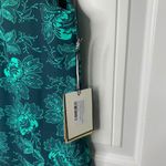 Chiara Boni Floral Print green Sheath Dress Sleeveless Made in Italy Size 40 Photo 2