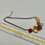 Yellow and orange statement necklace Photo 3