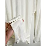 Socialite Bodysuit Lace Trim Womens Long Sleeve Ribbed Ivory White Size XL NWT Photo 5