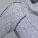 Lululemon Be Present Jacket in Heathered Herringbone Heathered Black/White Photo 4