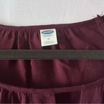 Old Navy  Burgundy Floral Women's Top Photo 3