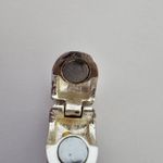 Vintage Monet Rhinestone Silver Tone Metal Magnetic Clip on earrings Photo 6