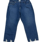 Good American Women's Vintage Jagged Hem Jeans Blue 641 Size 20 NWT Photo 0