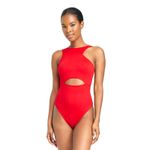 Colsie Red Sleeveless Cut Photo 3