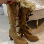 Vintage Genuine leather boots Tan Size 5.5 Photo 2