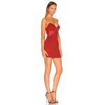 superdown  Jaxie Diamond Strap Mini Dress‎ NWT Size Medium Red Bodycon Photo 11