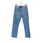 ZARA NWT  High Rise Slim Fit Jeans Light Wash Size 2 New Straight Leg Photo 1