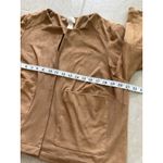 Chico's  Jacket Womens 2 Large Camel Tan Suede Cascade Career Casual Quiet‎ Luxury Photo 8