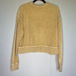 Charles River Apparel Deegee mustard yellow corduroy crewneck sweatshirt size XS Photo 2