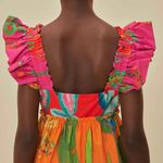 Farm Rio Foliage Mix Cotton Mini Dress, Size XS Photo 4