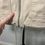 Columbia Womens Khaki Long Sleeve Hooded Zip Up Utility Cargo Jacket size XS Photo 6