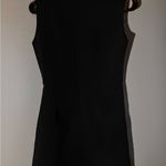 Hue  Black Sleeveless Dress with Bold Side Pleats - Size Small Photo 3