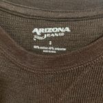 Arizona Jean Company Arizona Jean Co. Men’s Brown Long Sleeve Crewneck Waffle Knit Shirt (Size Small) Photo 1