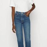 MOTHER NWT Tomcat Straight Leg Ankle Jeans in Cannonball 24 Blue Photo 0