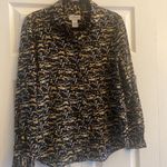Carmen Marc Valvo ‎ long sleeve blouse size S Photo 1