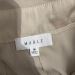 Mable Cream Satin Jumpsuit Tan Size M Photo 1