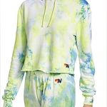 Aviator Nation 🌈 🌈 TIE DYE NEON YELLOW / BLUESWEATPANTS Photo 1