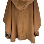 Coach  Wool Blend Hooded Duffle Cape Coat Toggle Camel Brown Size M/L Photo 10